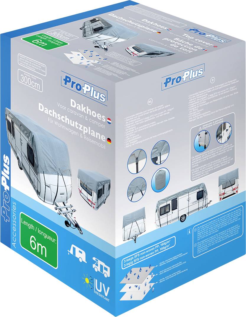 ProPlus 610274 Robust Roof cover (L x W) 600 cm x 300 cm