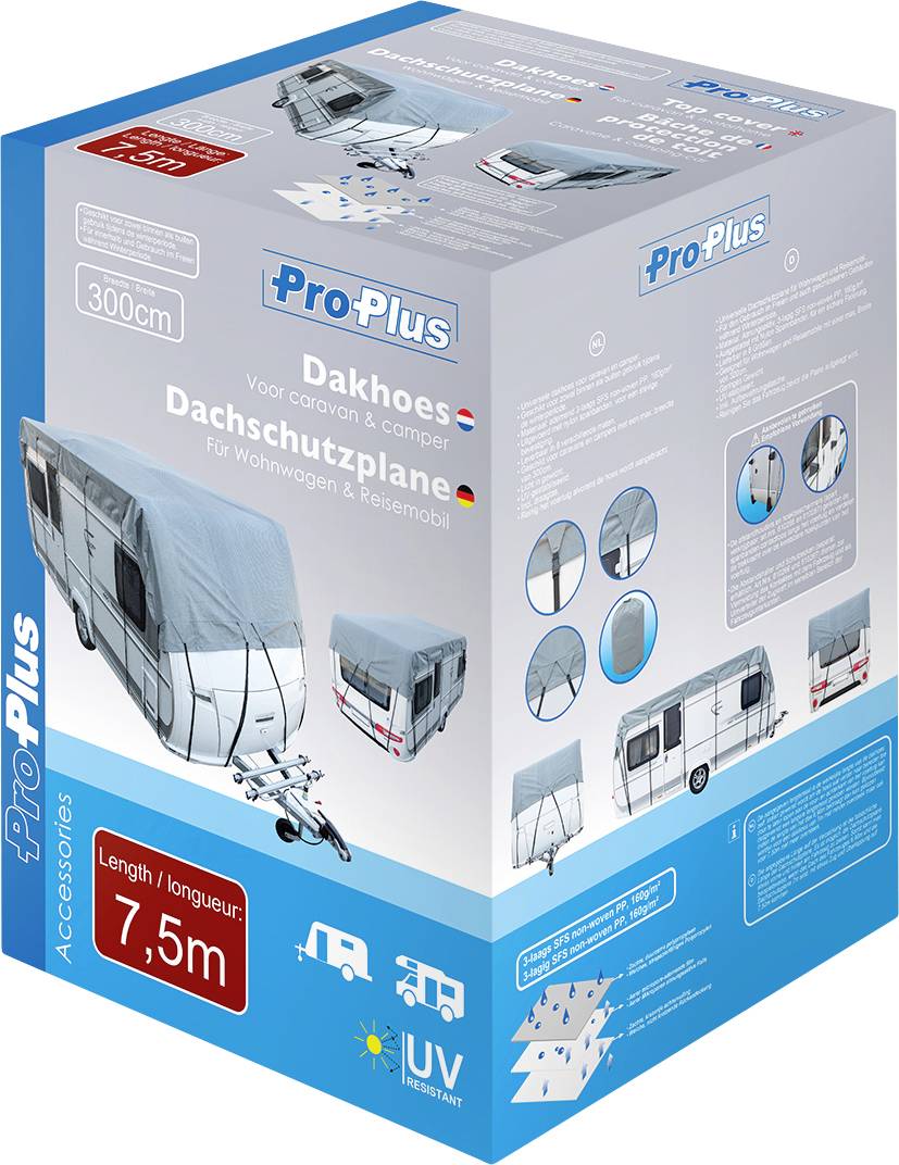 ProPlus 610277 Robust Roof cover (L x W) 750 cm x 300 cm