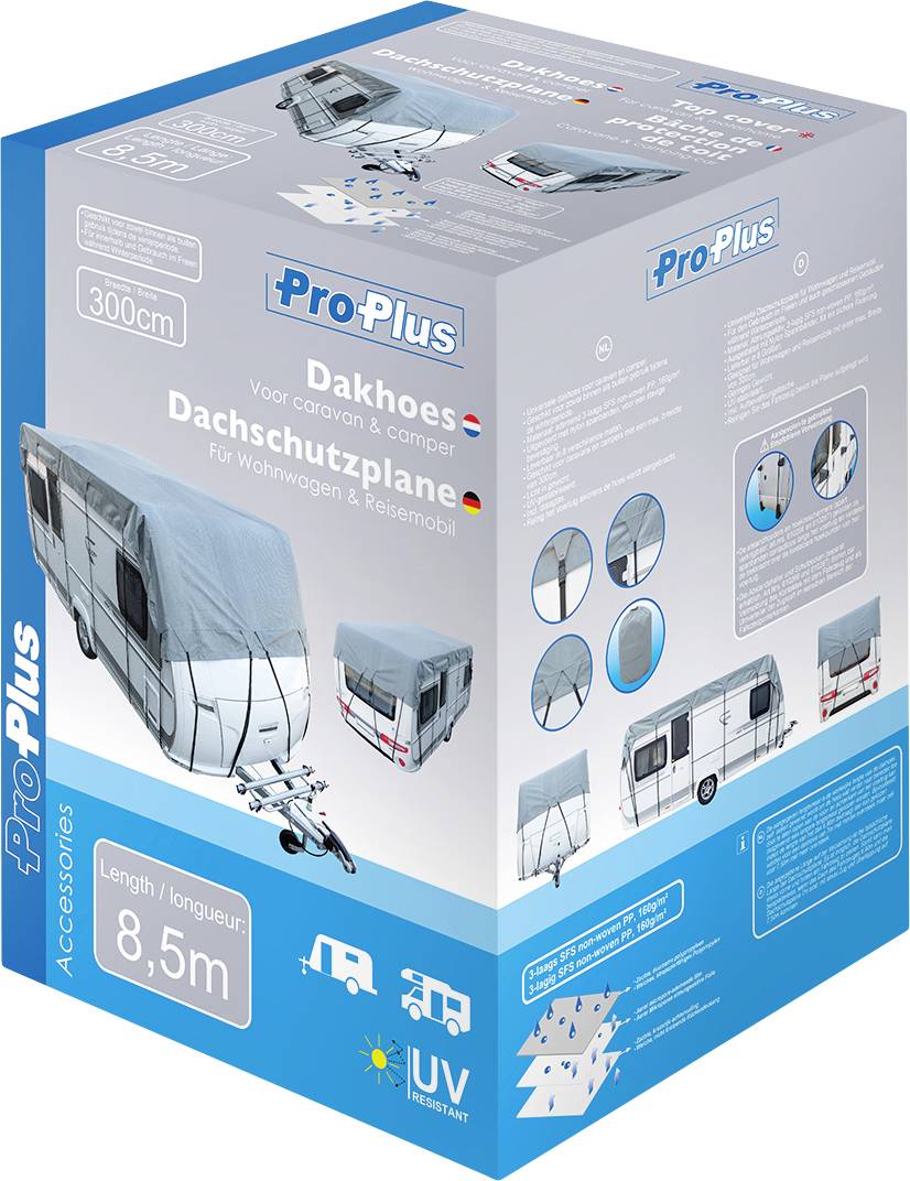 ProPlus 610279 Robust Roof cover (L x W) 850 cm x 300 cm