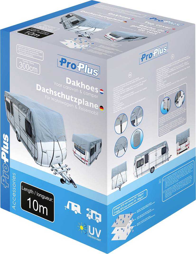 ProPlus 610281 Robust Roof cover (L x W) 1000 cm x 300 cm