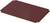 Brown rectangular flat material with slightly rounded corners and holes along the edges, potentially for technical applications.