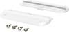 Bopla BoVersa BOV 12 WL 9003 Wall mounting brackets Polycarbonate (PC) White (RAL 9003) (L x W x H) 85.30 x 34.60 x 4.50 mm 2 pc(s)