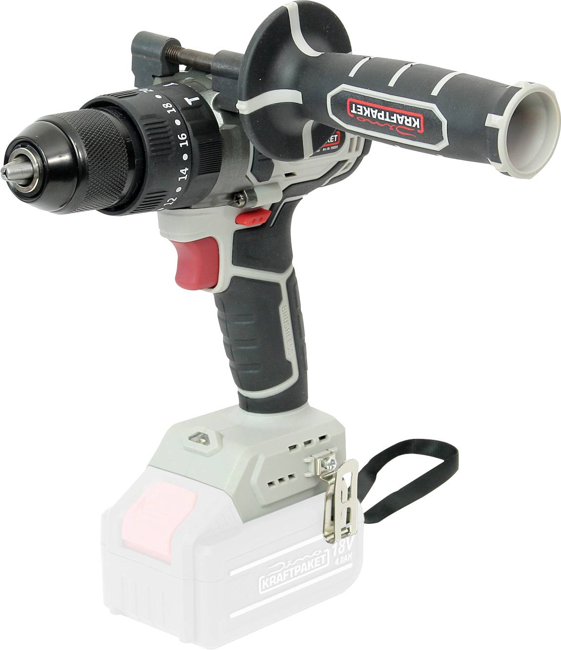 Dino KRAFTPAKET 18V-75Nm-23-720W 130231 Cordless impact driver 18 V brushless, w/o battery, w/o charger