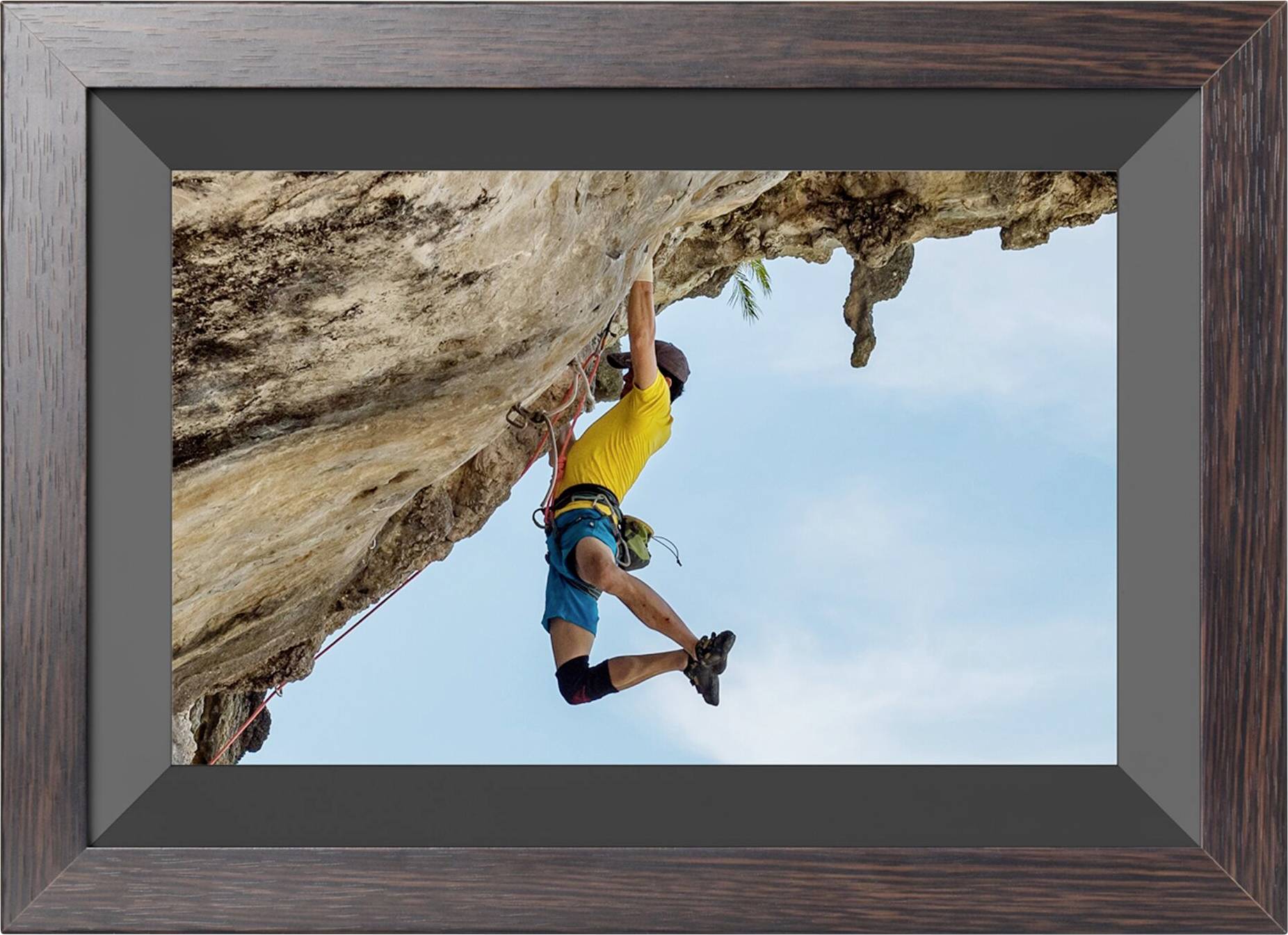 Kodak RCF-1012W WiFi Digital Wi-Fi photo frame 25.4 cm 10 inch EEC: B (A - G) 1280 x 800 Pixel 32 GB Black, Wood (dark)