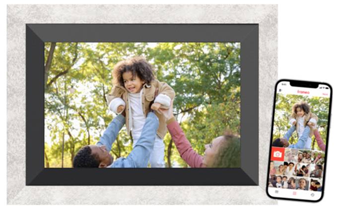 Braun Phototechnik DigiFrame 10B WiFi Digital Wi-Fi photo frame 25.7 cm 10.1 inch EEC: C (A - G) 1280 x 800 Pixel 32 GB Grey