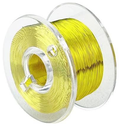 Donau Elektronik Enamel-coated copper wire Outside diameter (incl. coating)=0.10 mm 100 m