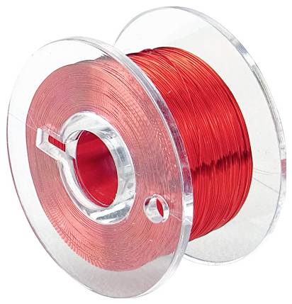 Donau Elektronik Enamel-coated copper wire Outside diameter (incl. coating)=0.10 mm 100 m