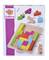 Wooden puzzle by Eichhorn with various colourful Tetris-like shapes, suitable for children aged 2 and above.