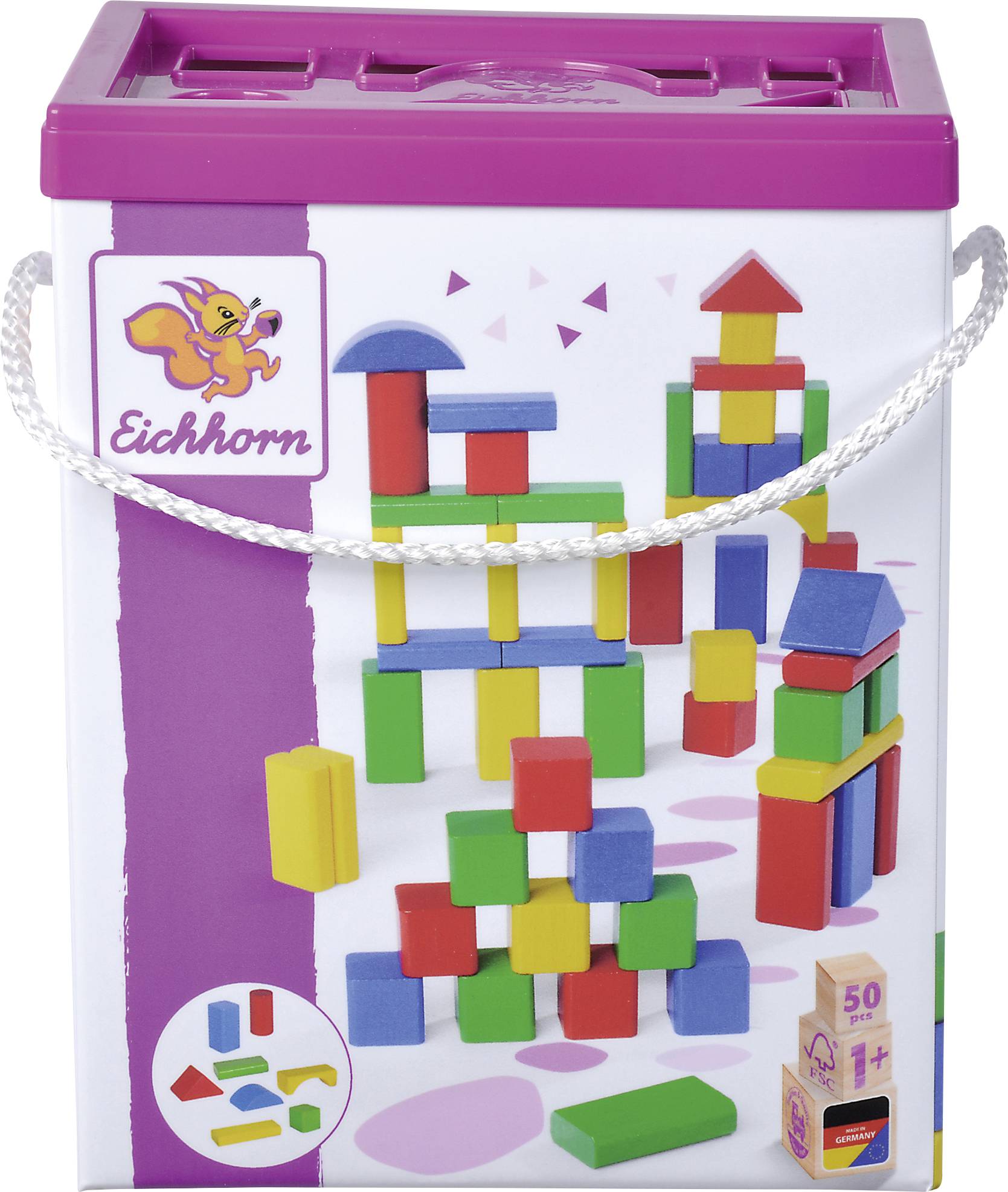 Eichhorn Bunte Holzbausteine 100050161 No. of players (max.): 1