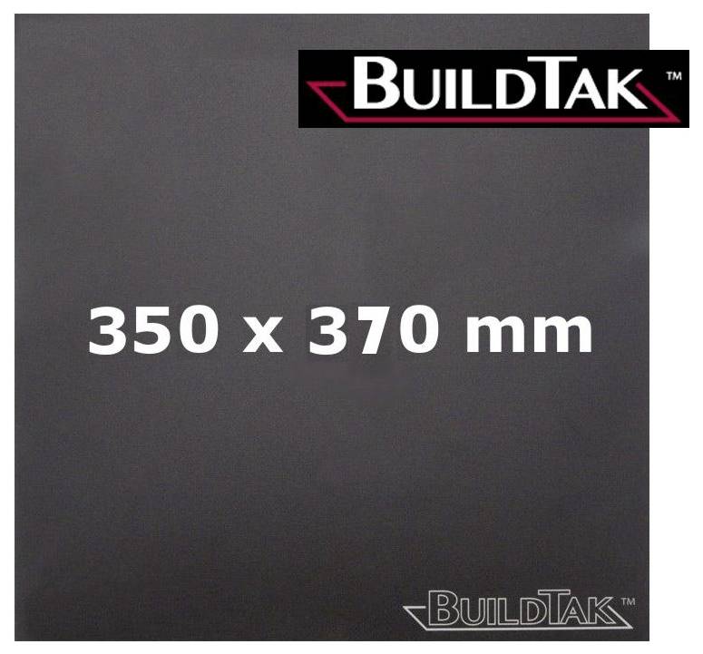 BUILDTAK Heated bed coating Original 3D Printing Surface - Black 350 x 370 mm BT350X370