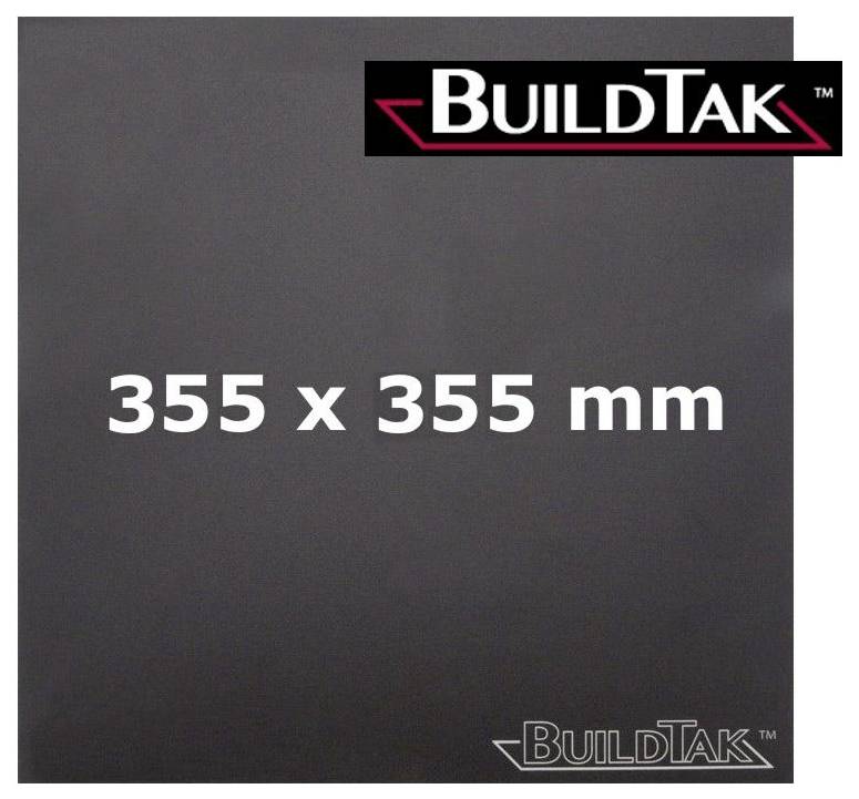 BUILDTAK Heated bed coating Original 3D Printing Surface - Black 355 x 355 mm BT355X355
