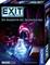 Game packaging for 'EXIT – The Game: The Academy of Magic'. Magical symbols glow around a book and a bottle.