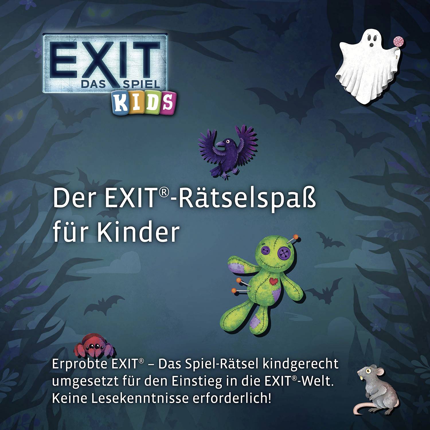 Exit the Game Kids: The EXIT Puzzle Fun for Children. Tested and suitable for entering the EXIT world. No reading skills required.