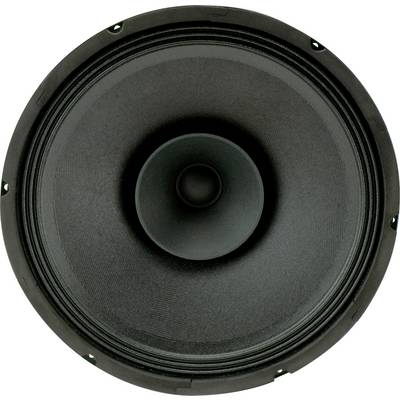 Black and grey speaker in close-up, centred in the image.