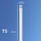 T5 fluorescent tube with 19 mm diameter and 563 mm length against a blue background.