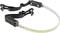 Headlamp with flexible, transparent light strip and black headband, branded 'OSRAM', suitable for hands-free illumination.