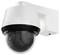 White surveillance camera with black dome mounted on a wall bracket, suitable for indoor and outdoor monitoring.