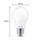Philips light bulb with E27 bayonet cap. Dimensions: 106 mm height, 60 mm diameter. White light bulb, suitable for standard light fittings.