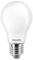 A white light bulb with an E27 screw base, labelled 'Philips', on a white background.