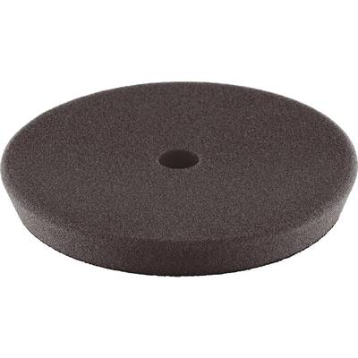 A round, dark grey foam disc with a small hole in the centre.