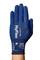 Blue work glove by Ansell with markings indicating protection class and standards.