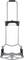 Folding Transport Trolley with silver frame and black handle. Ideal for transporting heavy items.
