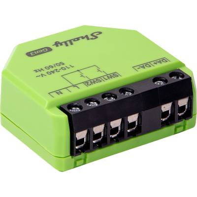 Green electrical switch gear with multiple connection terminals, suitable for installation in domestic or industrial systems.