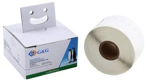 G&G Labels 41 x 89 mm Direct thermal transfer paper White 300 pc(s) Permanent adhesive BM-D-G-11356 Address labels