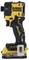 A yellow and black DEWALT cordless drill driver with 18V power and a brushless motor.