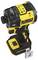 A yellow and black DeWalt cordless impact driver with brushless technology and an 18V XR Li-Ion battery.