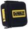 Black hard-shell case with yellow 'DEWALT' logo and model number 'DCLE1420IR'. May contain tools or accessories.