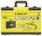 Yellow tool case with 'Stanley' branding, containing a 119-piece tool set with illustrations of the tools inside.