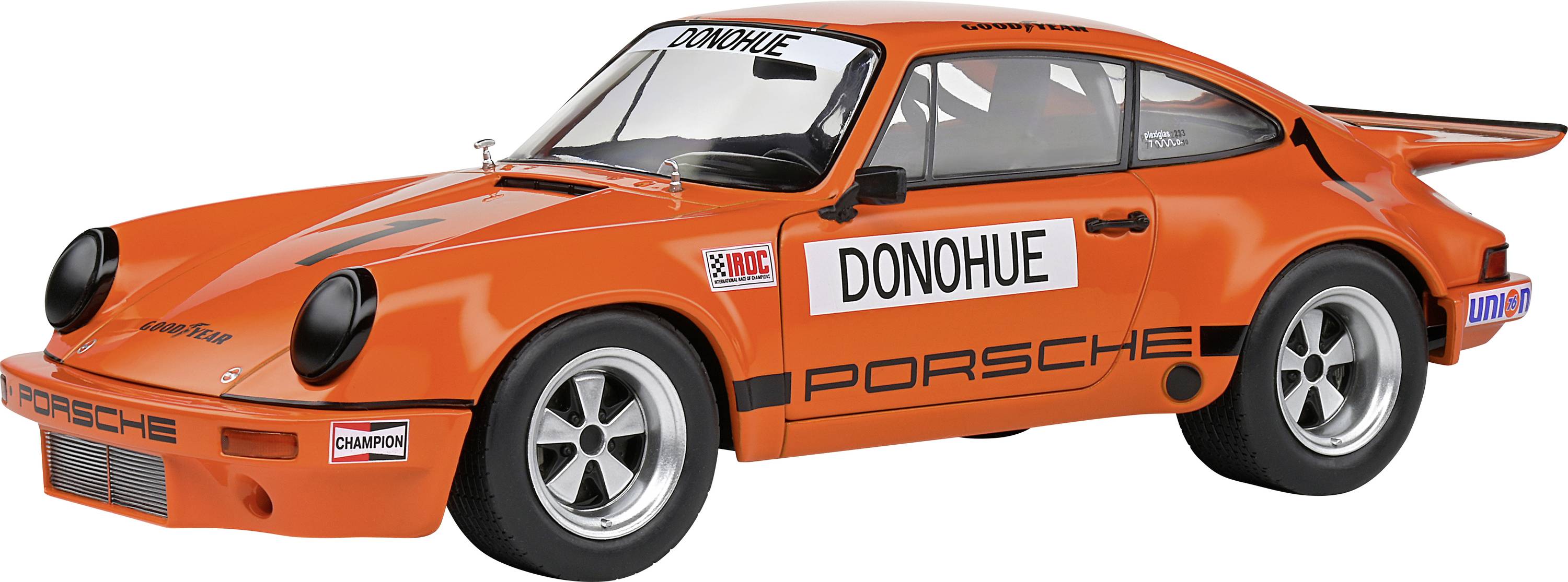Image of Solido Porsche 911 IROC Daytona 1974 #1 orange 1:18 Model car