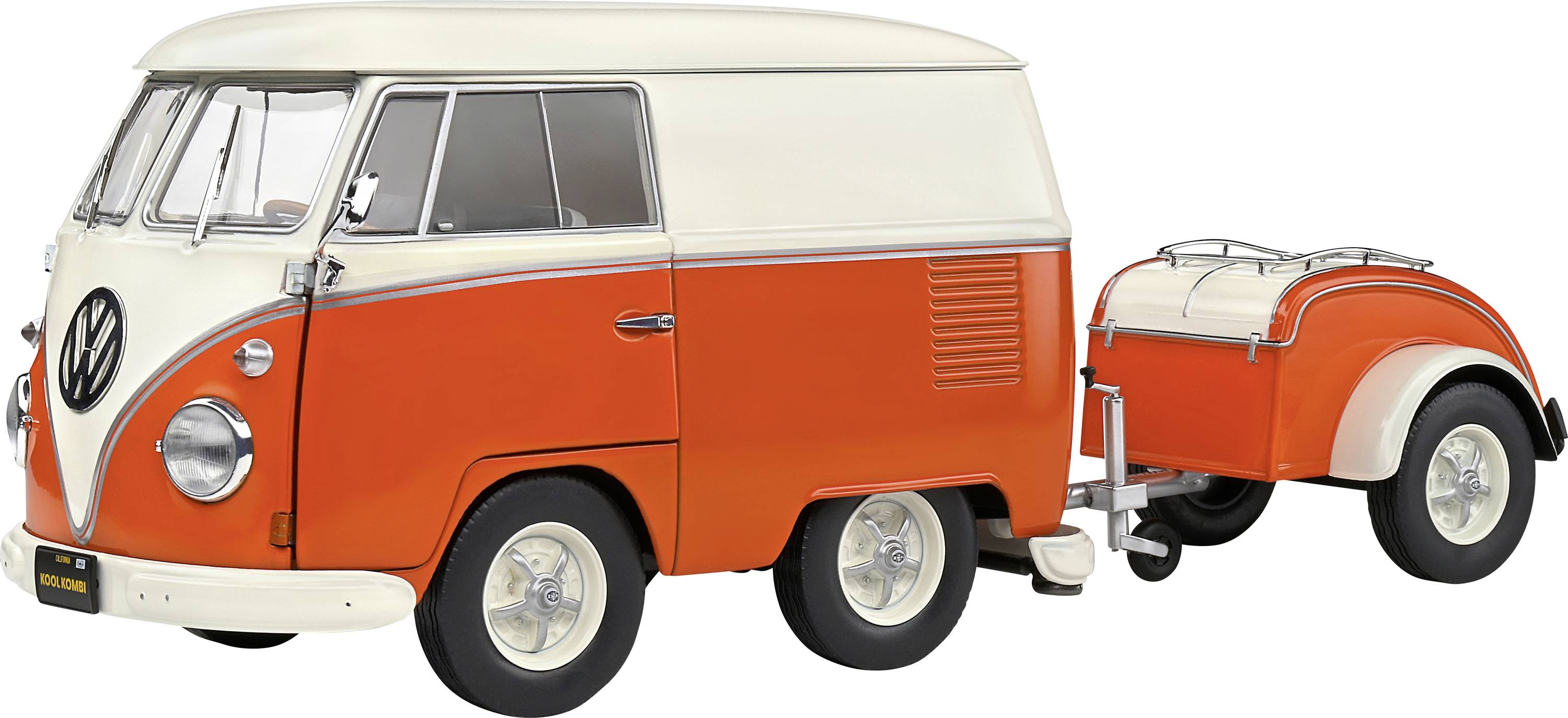 Image of Solido Kool Kombi 2023 weiß/orange 1:18 Model car