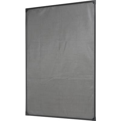 Grey, rectangular, structured flat object with a frame; could be a board or a screen.