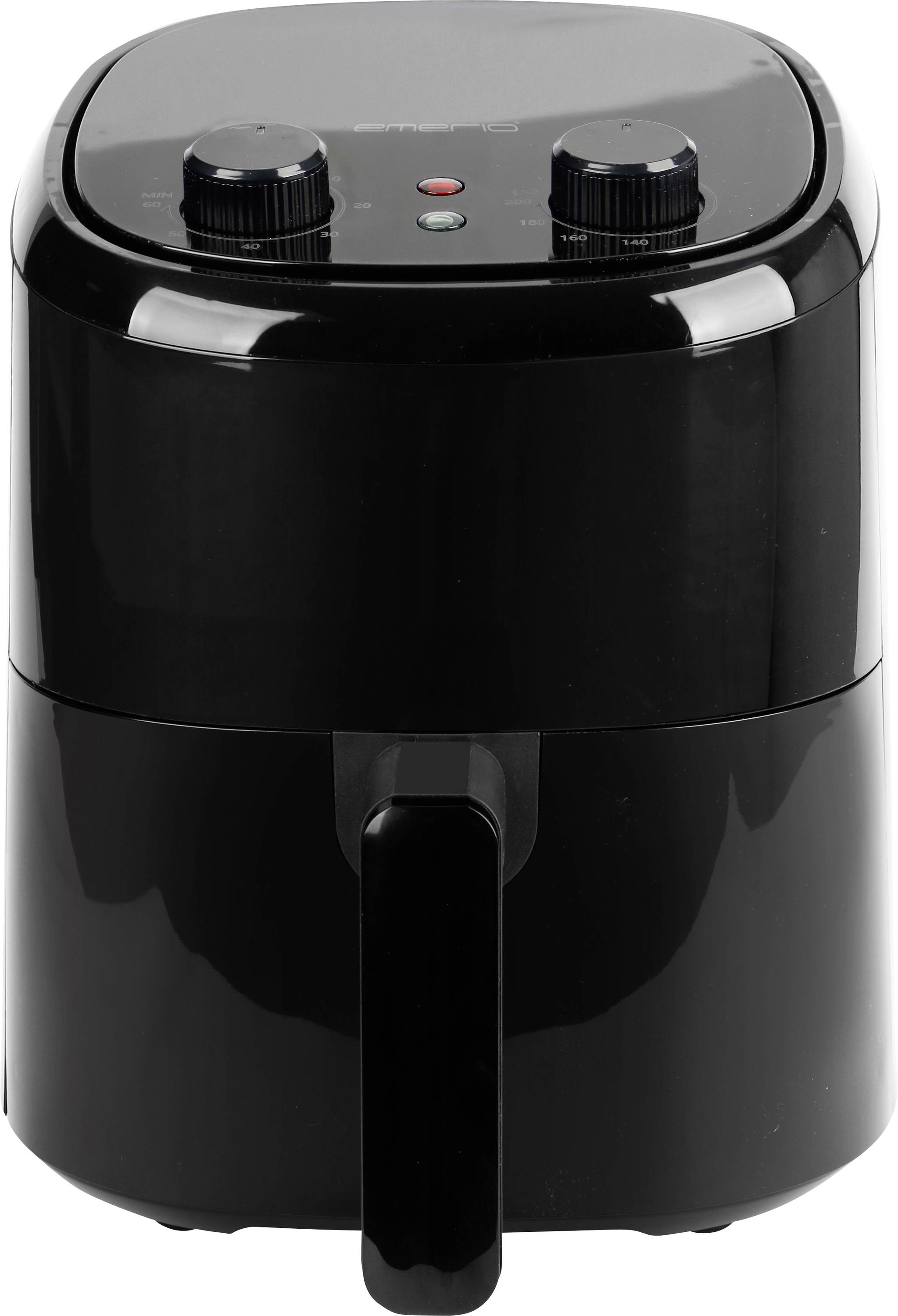 EMERIO AF-130646 Air fryer 2.2 l 1000 W BPA-free, Timer function Black
