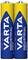 Two yellow-blue VARTA AA batteries with the inscription 'INDUSTRIAL PRO', suitable for devices with high energy requirements.
