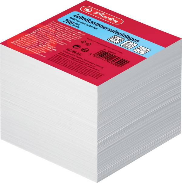 Herlitz Note cube White 700 80 g/m² 1603000 1 pc(s)