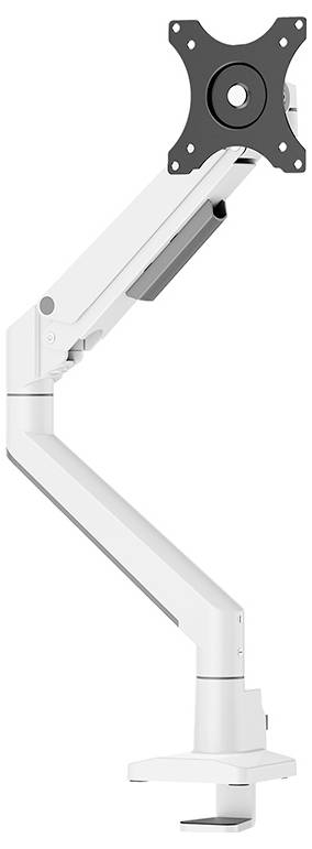 Neomounts DS70-250WH1 1-piece Monitor desk mount 43,2 cm (17) - 88,9 cm (35) White Tiltable, Swivelling, Height-adjustable