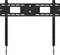 Wall mount for television or monitor, black, slim design, with two vertical mounting rails.