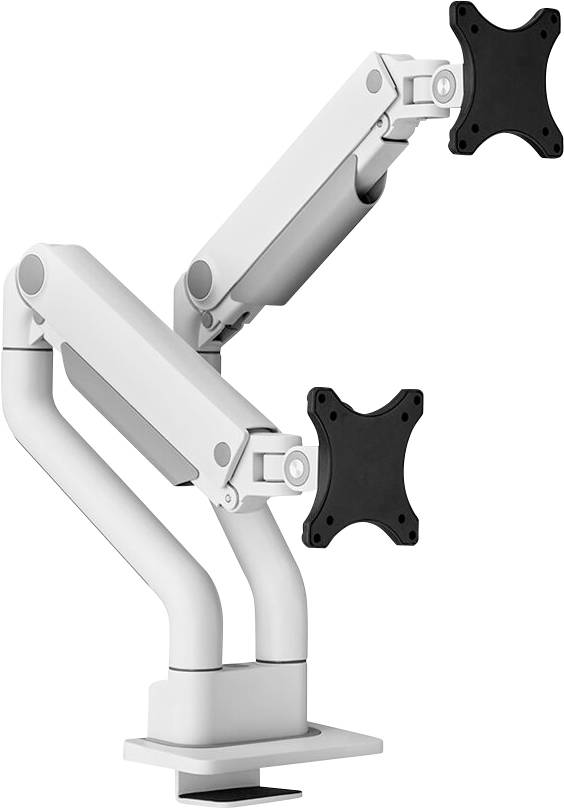 Neomounts DS70S-950WH2 Monitor desk mount 43,2 cm (17) - 88,9 cm (35) Black Height-adjustable, Tiltable, Swivelling, Swivelling