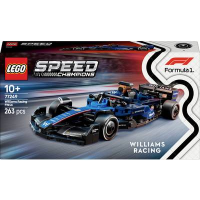 LEGO Speed Champions Set 'Williams Racing FW44', recommended for children aged 10 and above, with 263 pieces. Includes F1 racing car model.