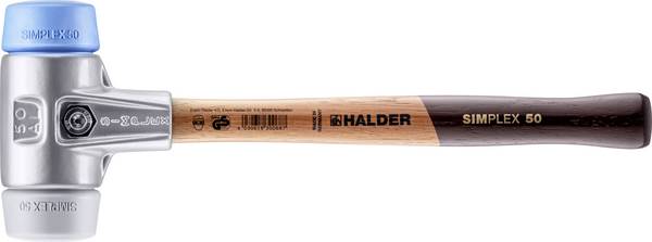 Halder SIMPLEX 3113.050 Soft-face hammer Ergonomic handle, Semihard, Soft 635 g 370 mm 1 pc(s)