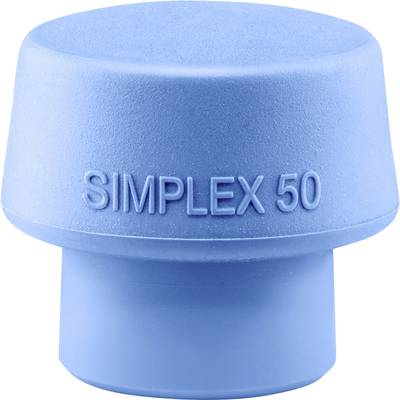 Blue plastic lid with inscription 'SIMPLEX 50'.