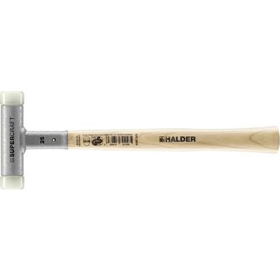 Hammer with a wooden handle and metal head, marked with 'SUPERCRAFT' and 'HALDER'. Suitable for precise craftwork.