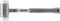 A grey Supercraft soft-faced hammer with plastic impact heads and an ergonomic handle. Ideal for gentle, controlled strikes.