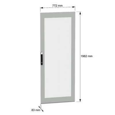 Schneider Electric NSYSFND208T Glass door 1 pc(s)-2