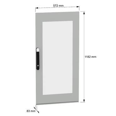 Schneider Electric NSYSFND126T Glass door 1 pc(s)-2