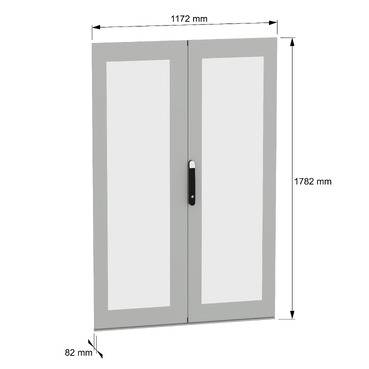 Schneider Electric NSYSFND18122DT Glass door 1 pc(s)-2