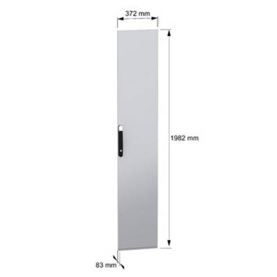 Schneider Electric NSYSFND204 Door Double sided ward (W x H) 400 mm x 2000 mm Steel 1 pc(s)-2